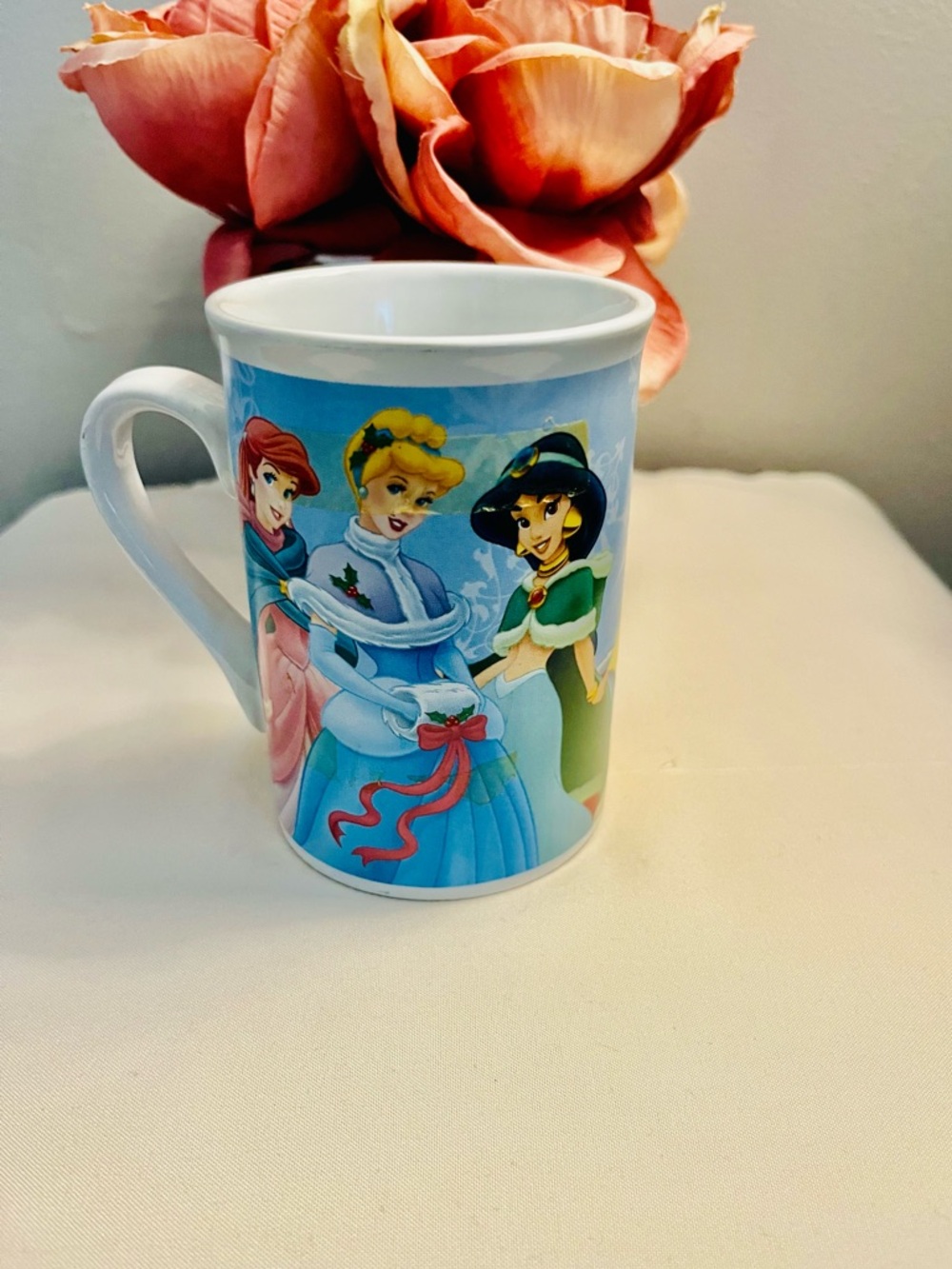 Disney Princess NWT Vintage Ceramic Mug & Gem Bella NWT Pearl bridal hair vine, - Picture 11 of 11